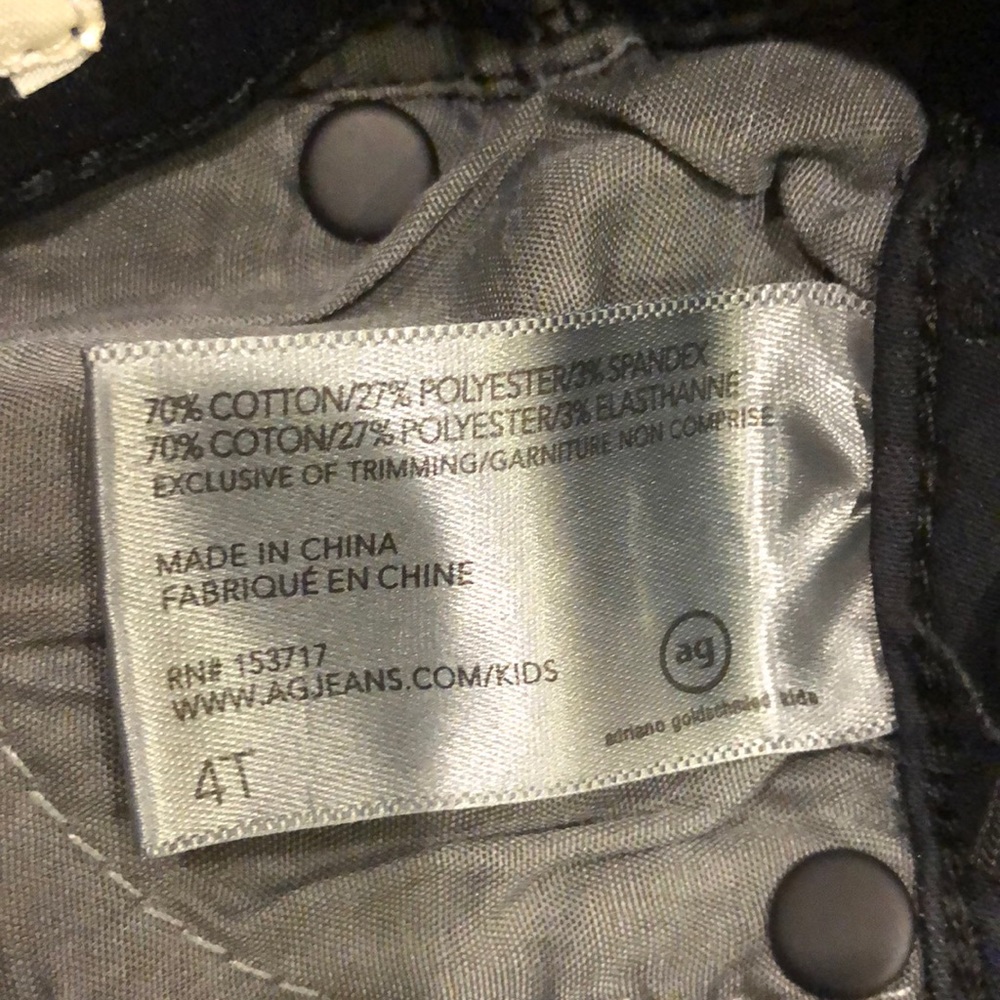 NWT AG Adriano Goldschmied Kids Jeans - Picture 5 of 5